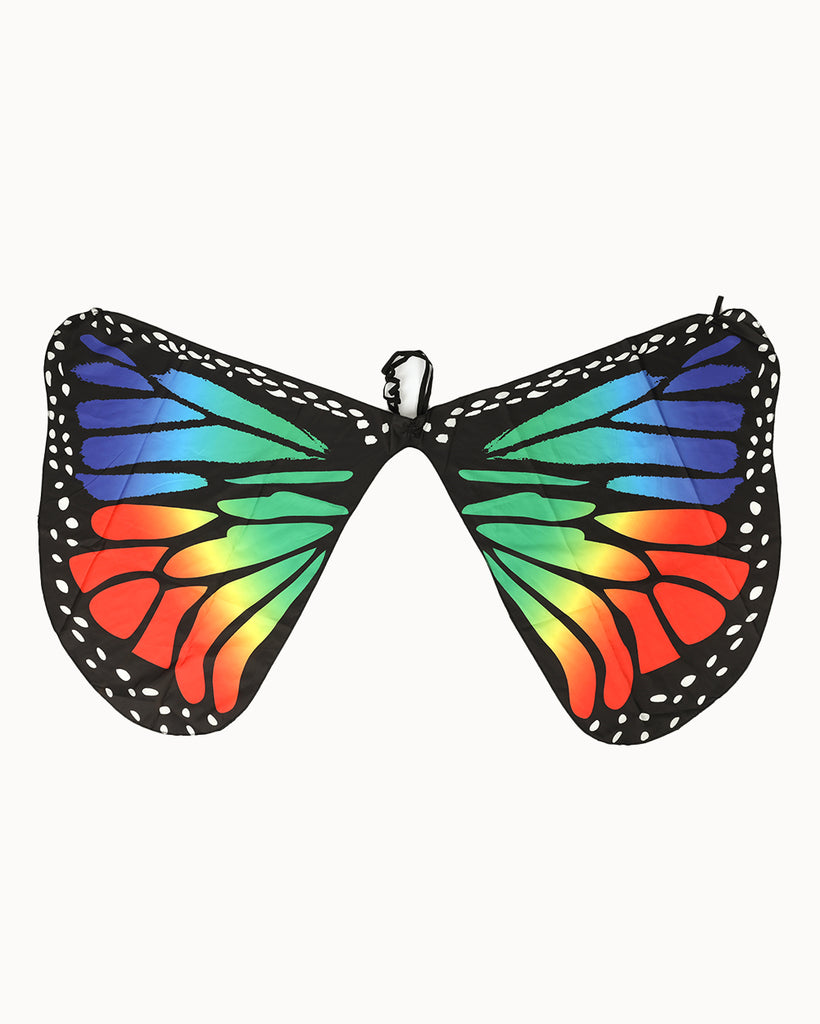Morpho Magic Butterfly Wings-Black/Rainbow-Regular-Front 2--Model---S