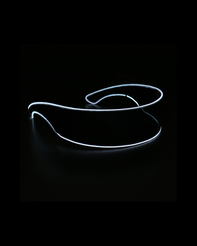 Black Magic LED Glasses-White-Front