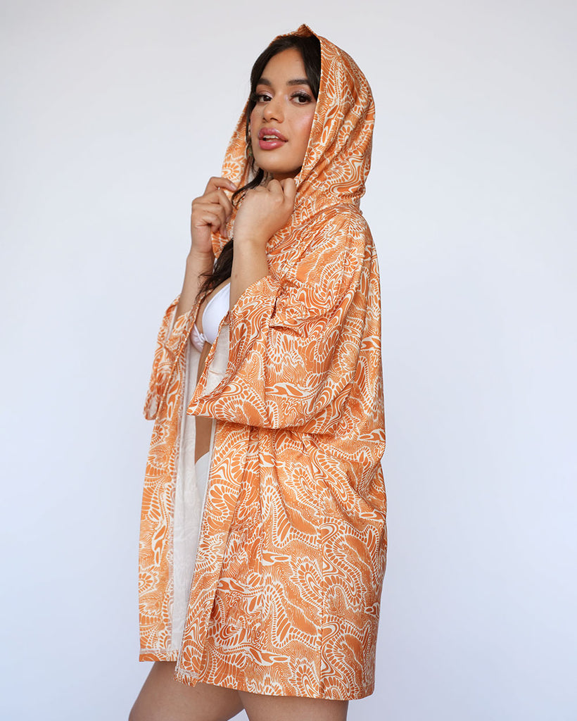 Dimensional Daze Hooded Robe-Orange-Side--Amber2---S