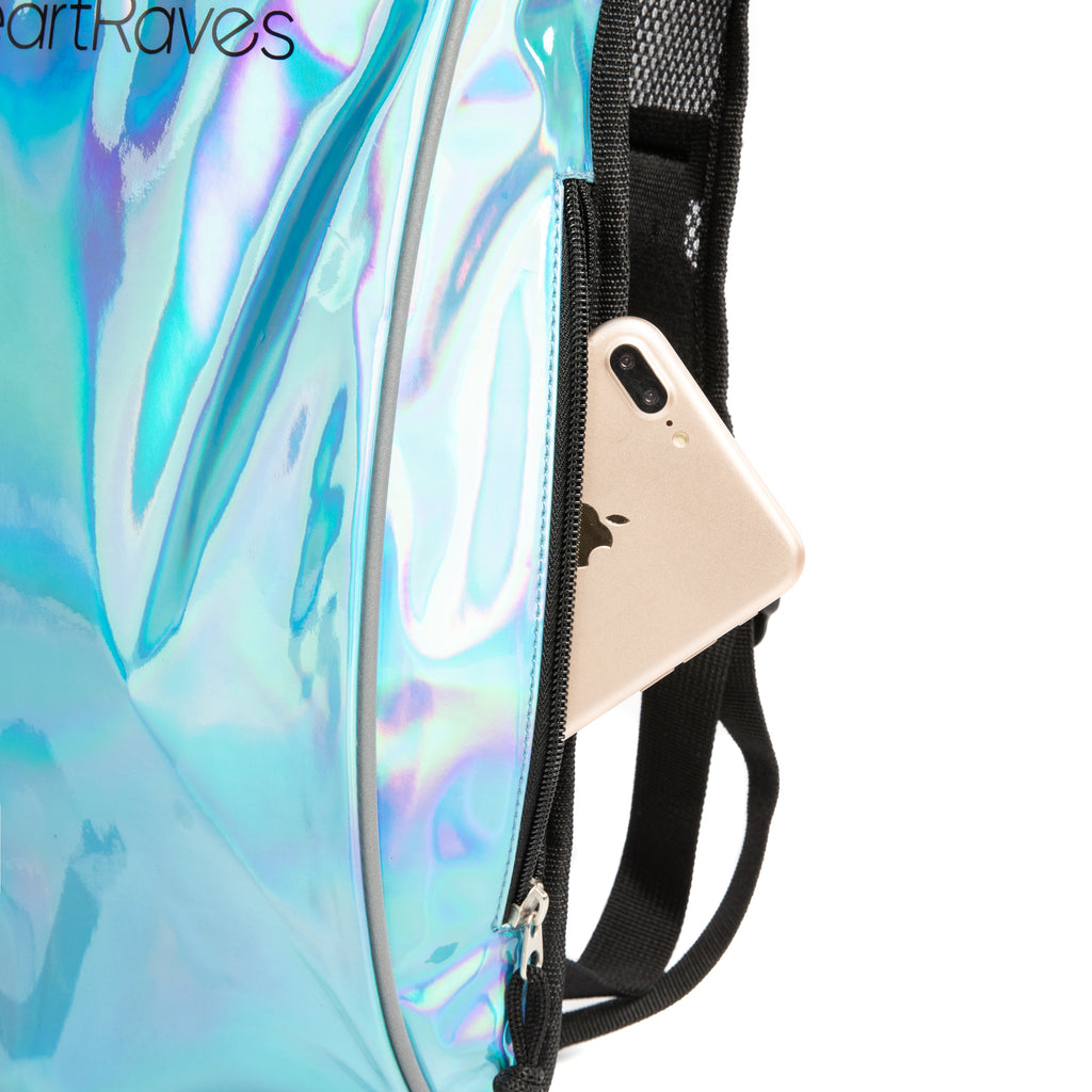 Main Character Moment Silver Holo Hydration Pack-Silver-Detail