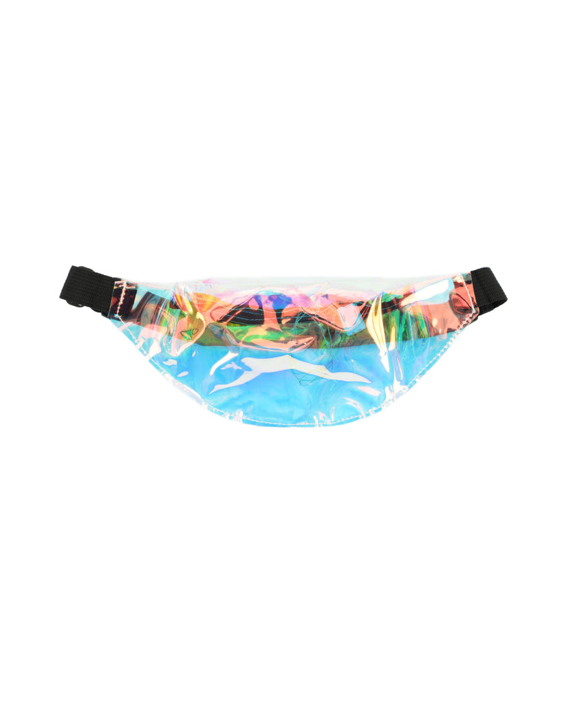 It's Glow Time LED Holo Fanny Pack-Iridescent_White-Back