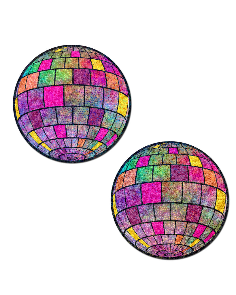 Pastease Boogie Baby Disco Ball Pasties-Pink-Front