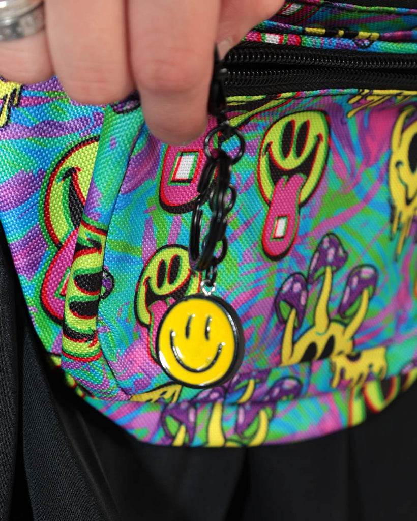 Tripp Out Fanny Pack-Blue/Pink/Yellow-Detail