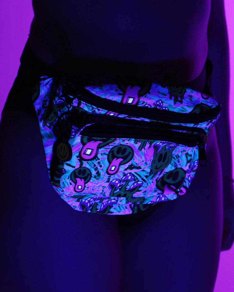 Tripp Out Fanny Pack-Blue/Pink/Yellow-UV