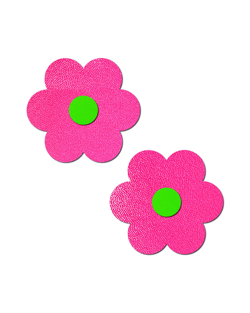 Pastease x iHR Flower Power Pasties-Pink-Regular-Front--Model---S