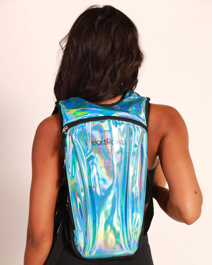 Icy Breeze Baby Blue Holo Hydration Pack-Baby Blue-Front