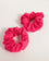 Neon Pink Pocket Scrunchies