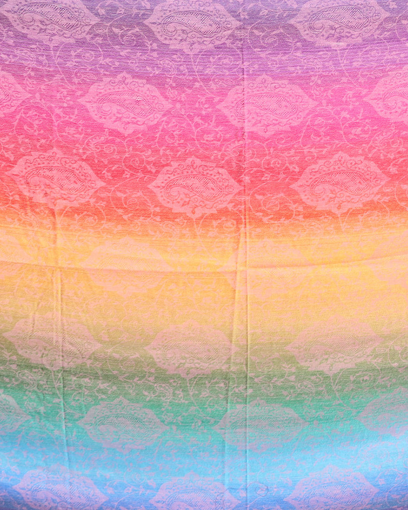 Rainbow Sherbet Pashmina-Rainbow-Detail