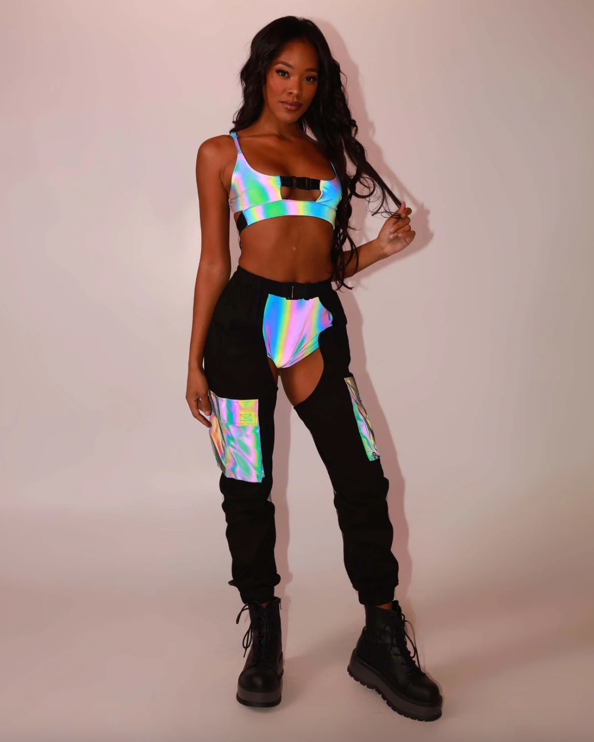 reflective rave top