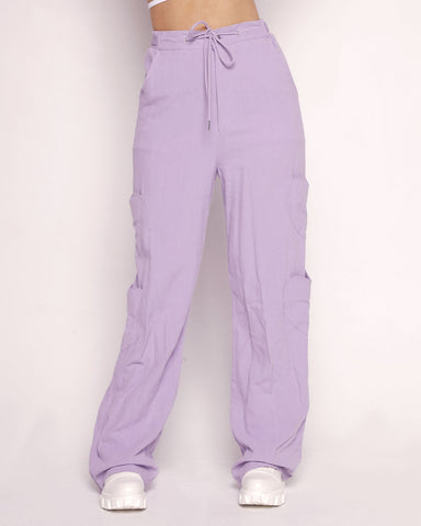 Lover Girl Parachute Pants With Heart Shaped Pockets