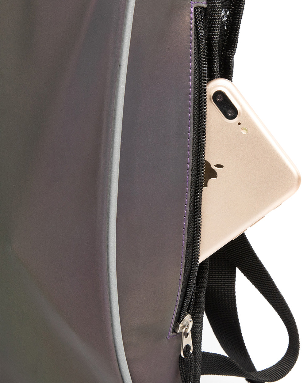 Alison Wonderland x iHR Psychedelic Adventures Holo Hydration Pack with Back Pocket for Anti-Theft-Rainbow-Detail2