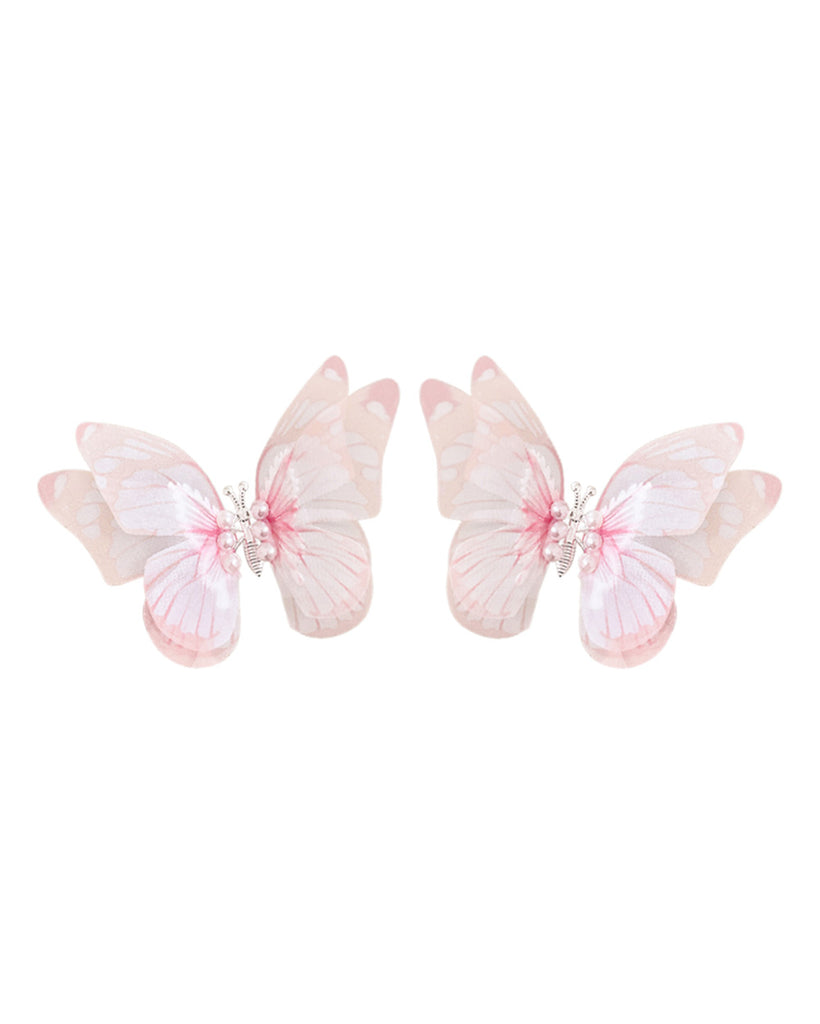 Mystical Wings Butterfly Hair Clip-Baby Pink-Mock