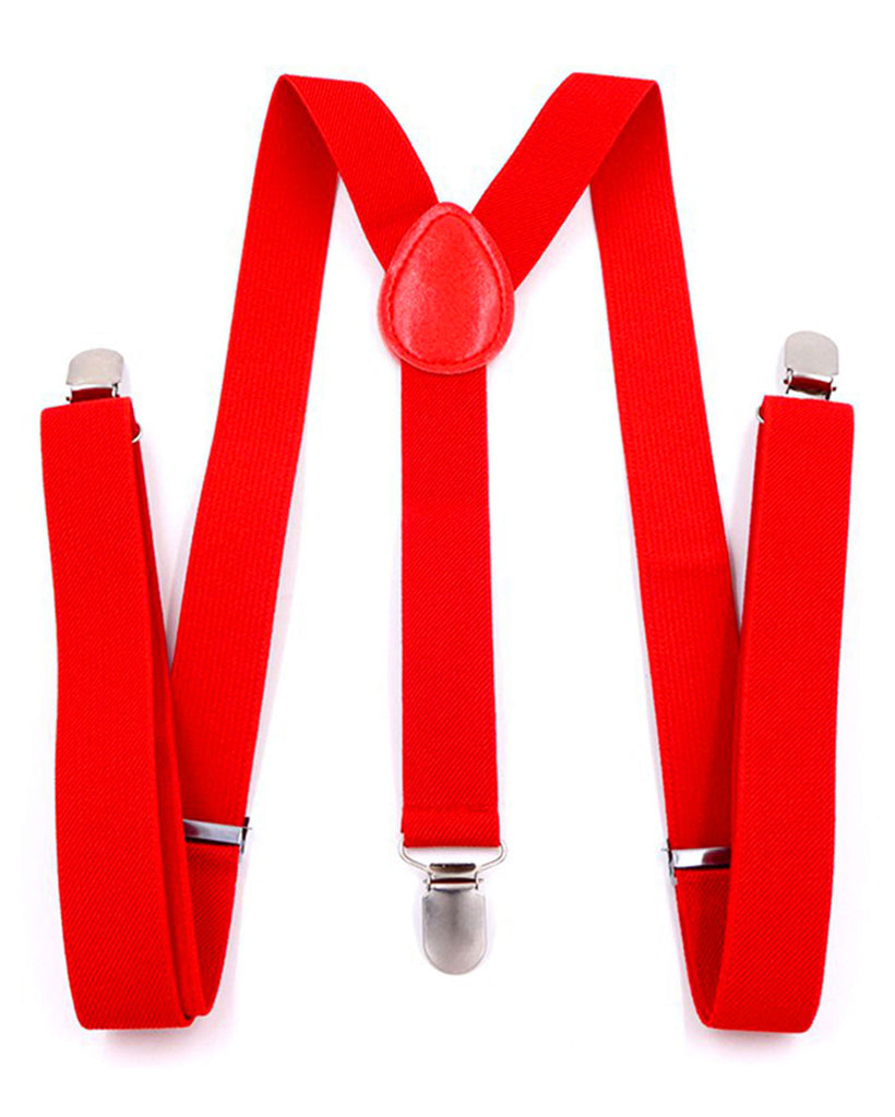 Hot Spark Suspenders-Red-Front