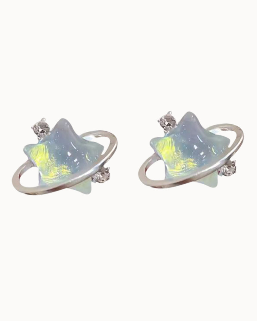 Wishing On A Star Earrings-Baby Blue-Regular-Front 2--Sarah2---S