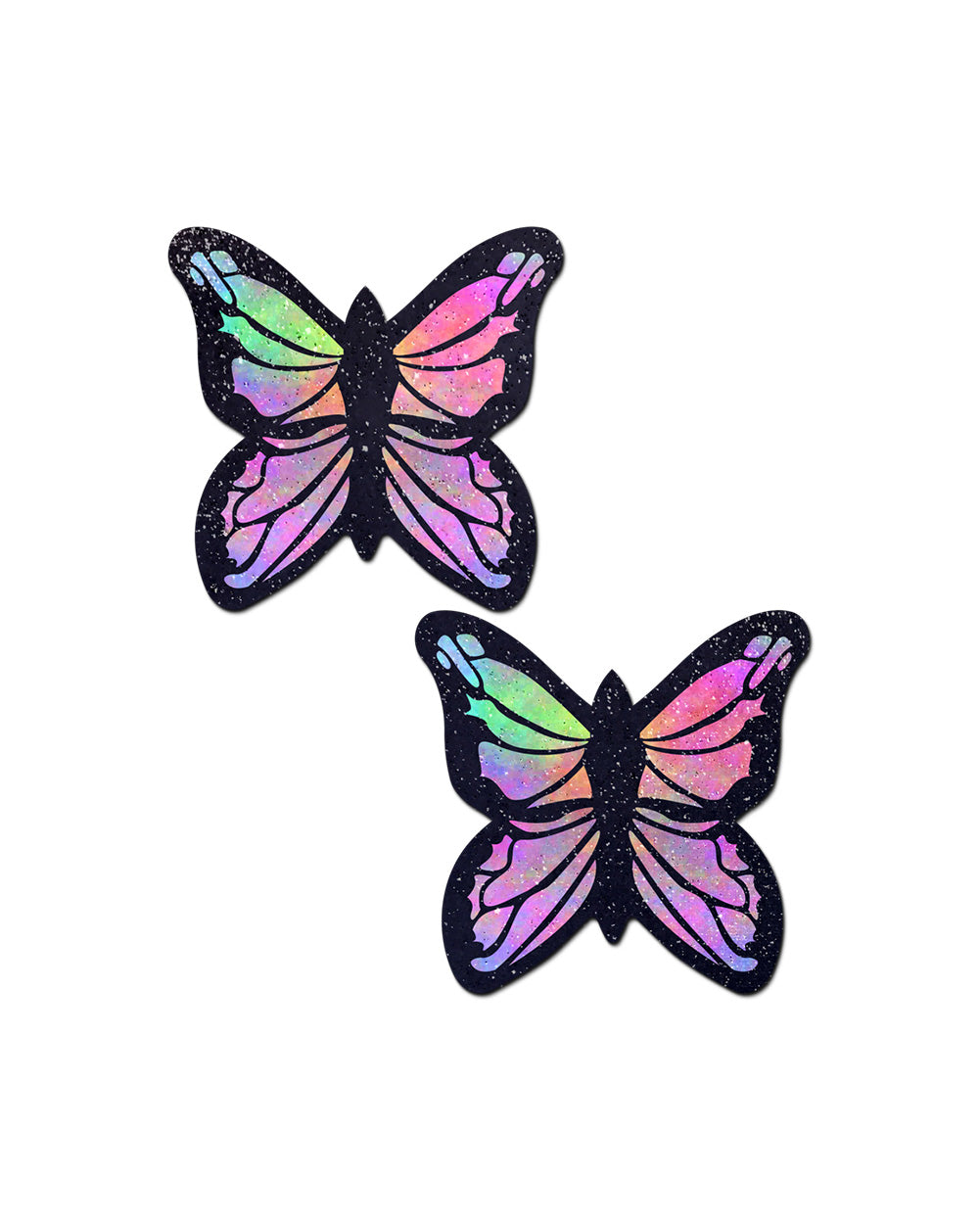 Pastease Glitter Butterfly Pasties-Rainbow-Front