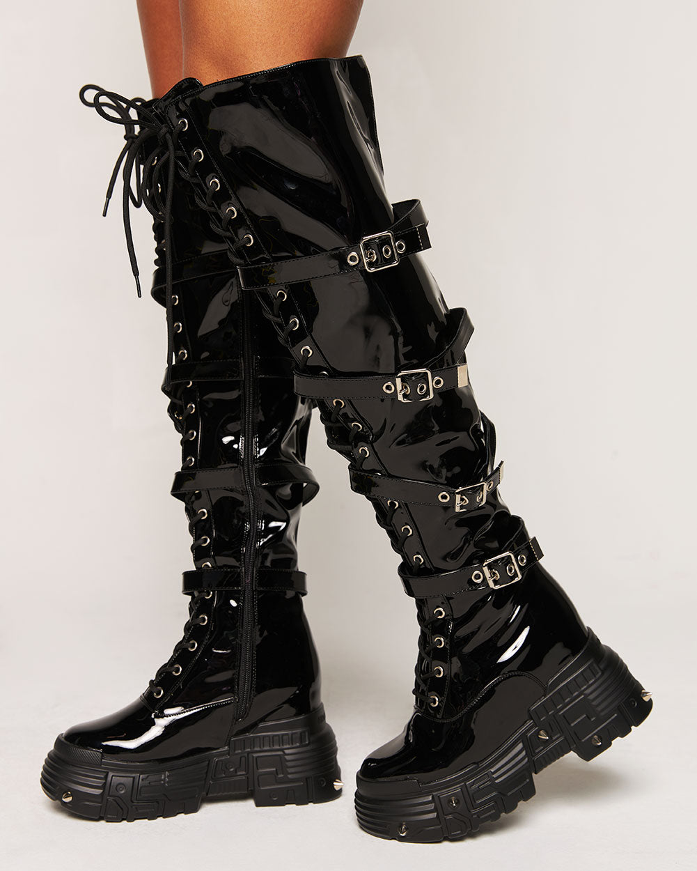 Anthony Wang Distinxion Thigh Boots-Black-Regular-Side--Courtney---6