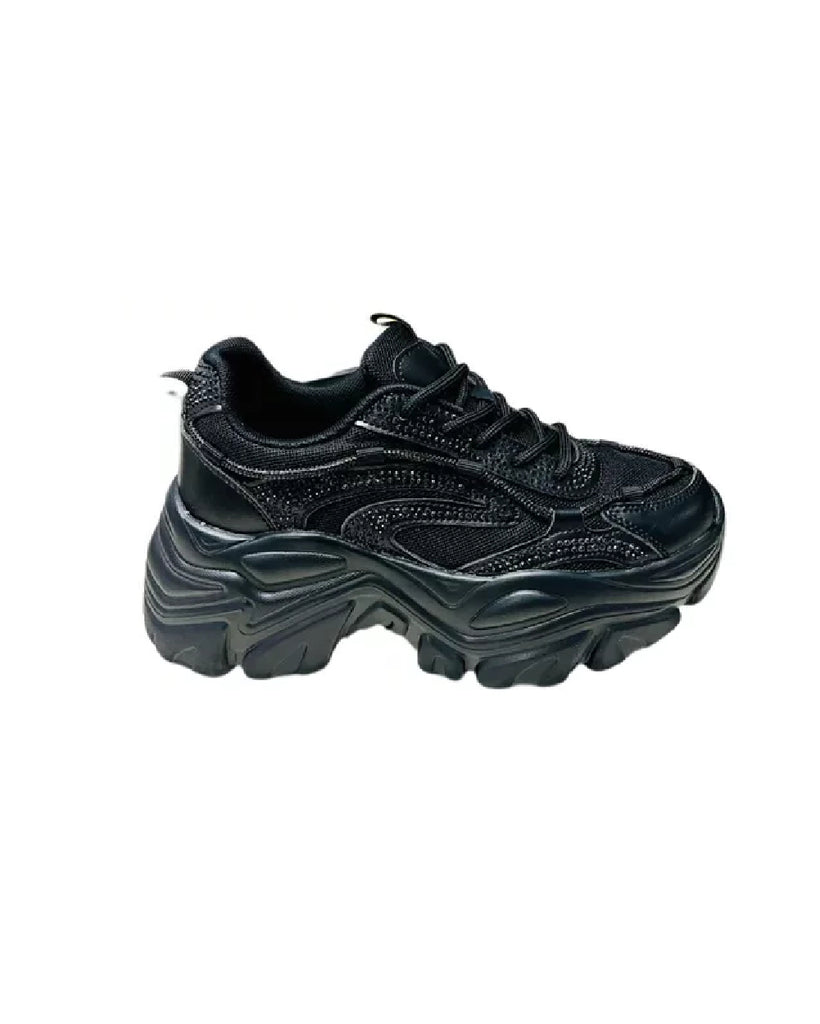 Beyond Limits Platform Sneakers-Black-Regular-Detail--Model---5