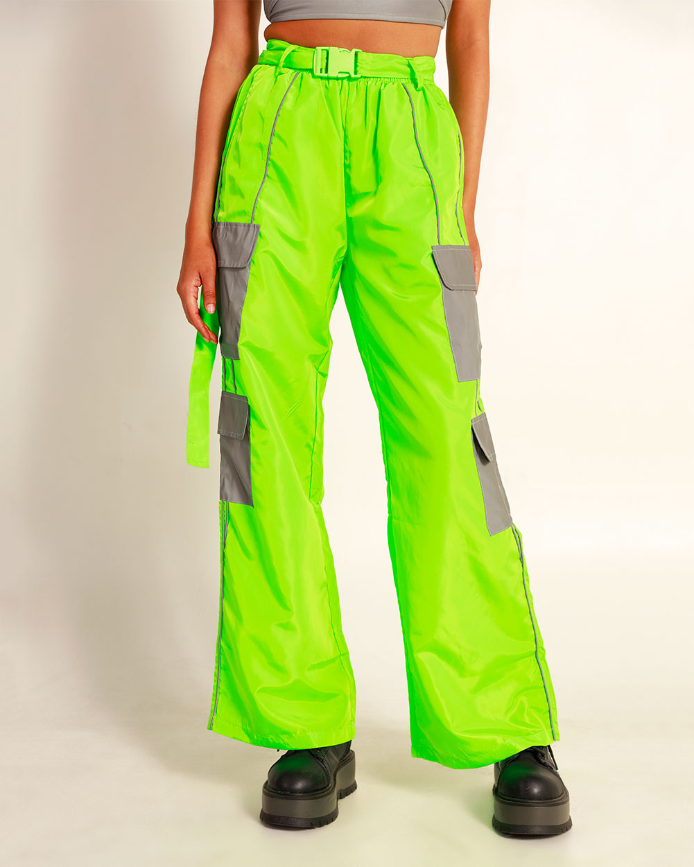 90s Lime Green Pants - Etsy