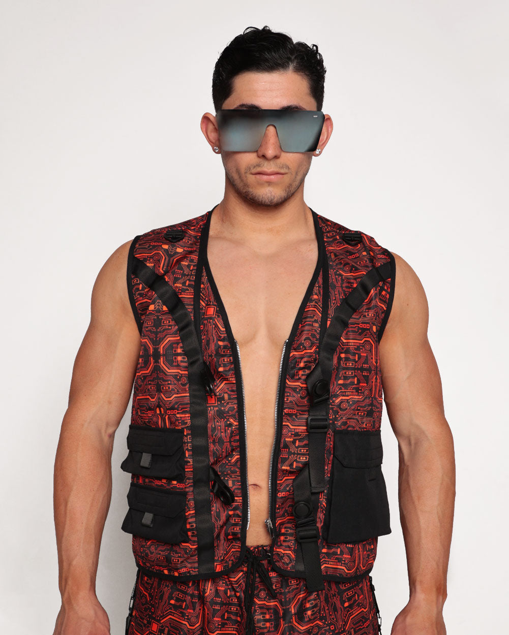 Men's Rave Clothing, Rave Outfits, EDM Clothing - iHeartRavesaMen's ...