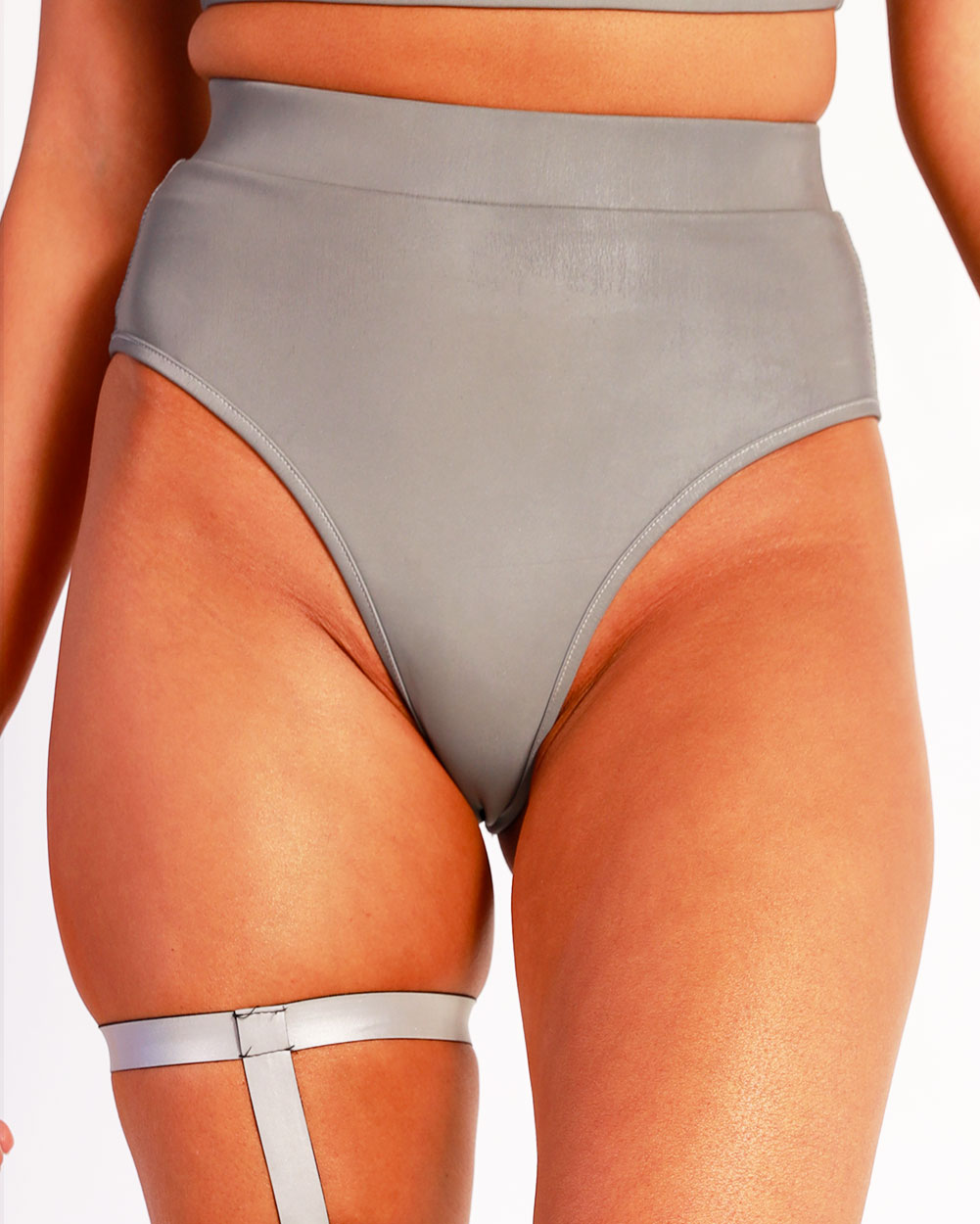 Electroflare Reflective Bottoms-White-Front--Sami---S