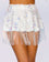 Floral Fairy Sequin Fringe Skirt