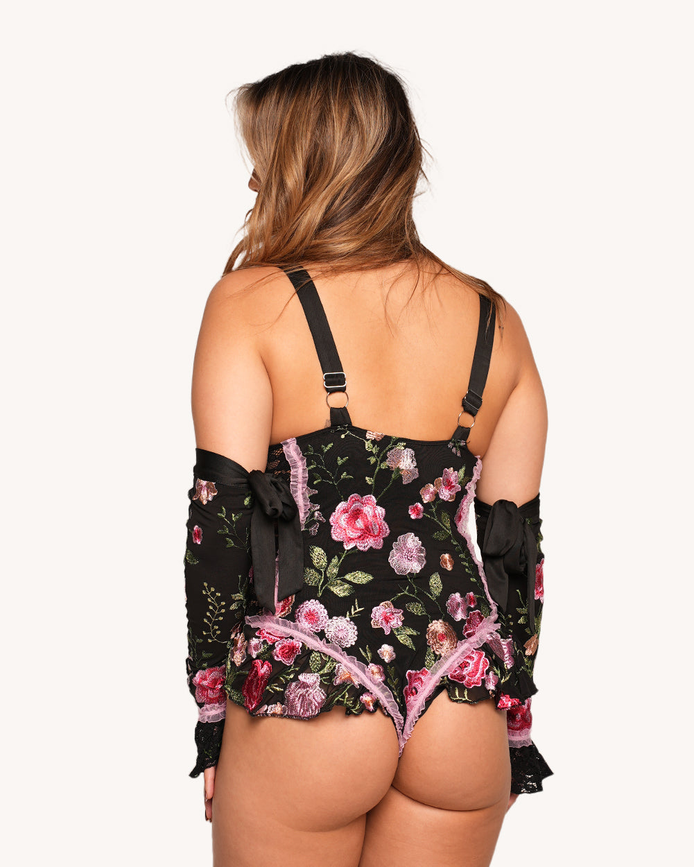 Forest Nymph Bodysuit with Sleeves