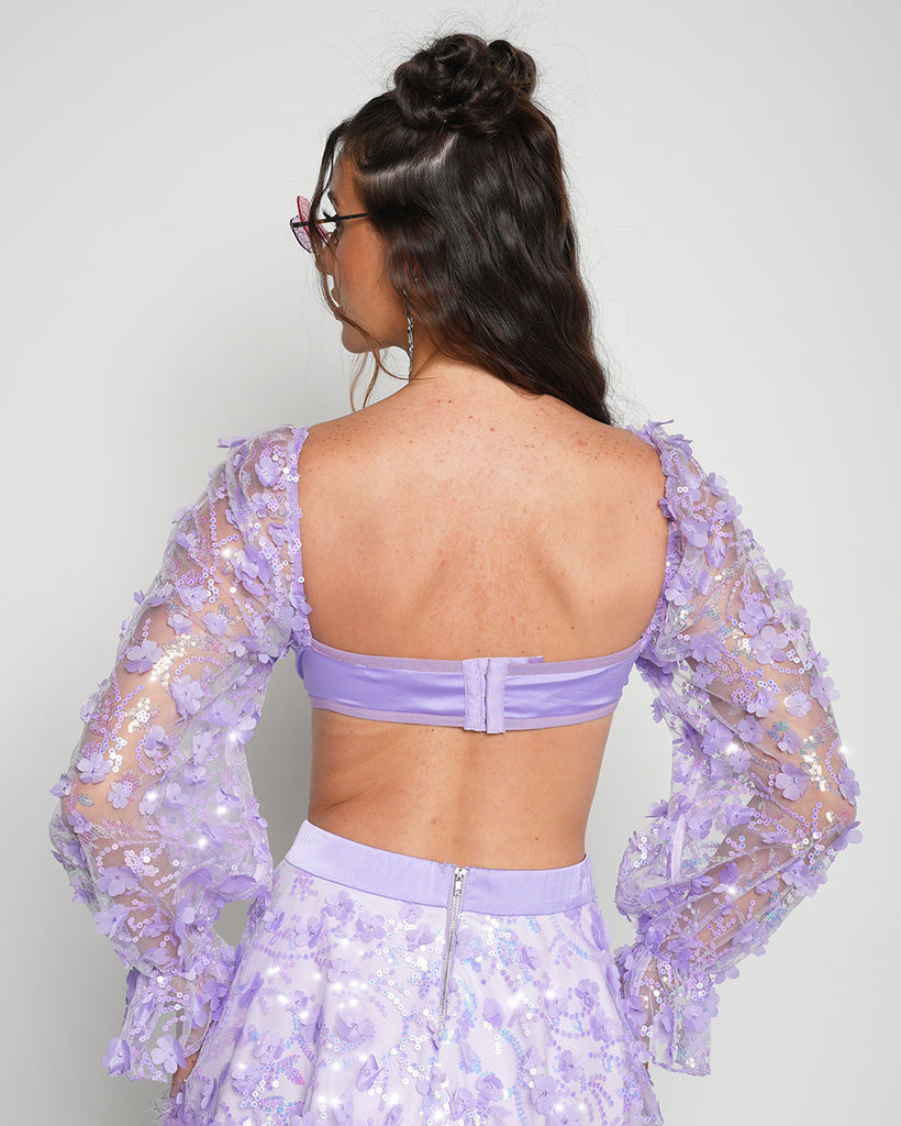 Genie Dust Floral Sequin Top-Lavender-Regular-Back--Sarah2---S