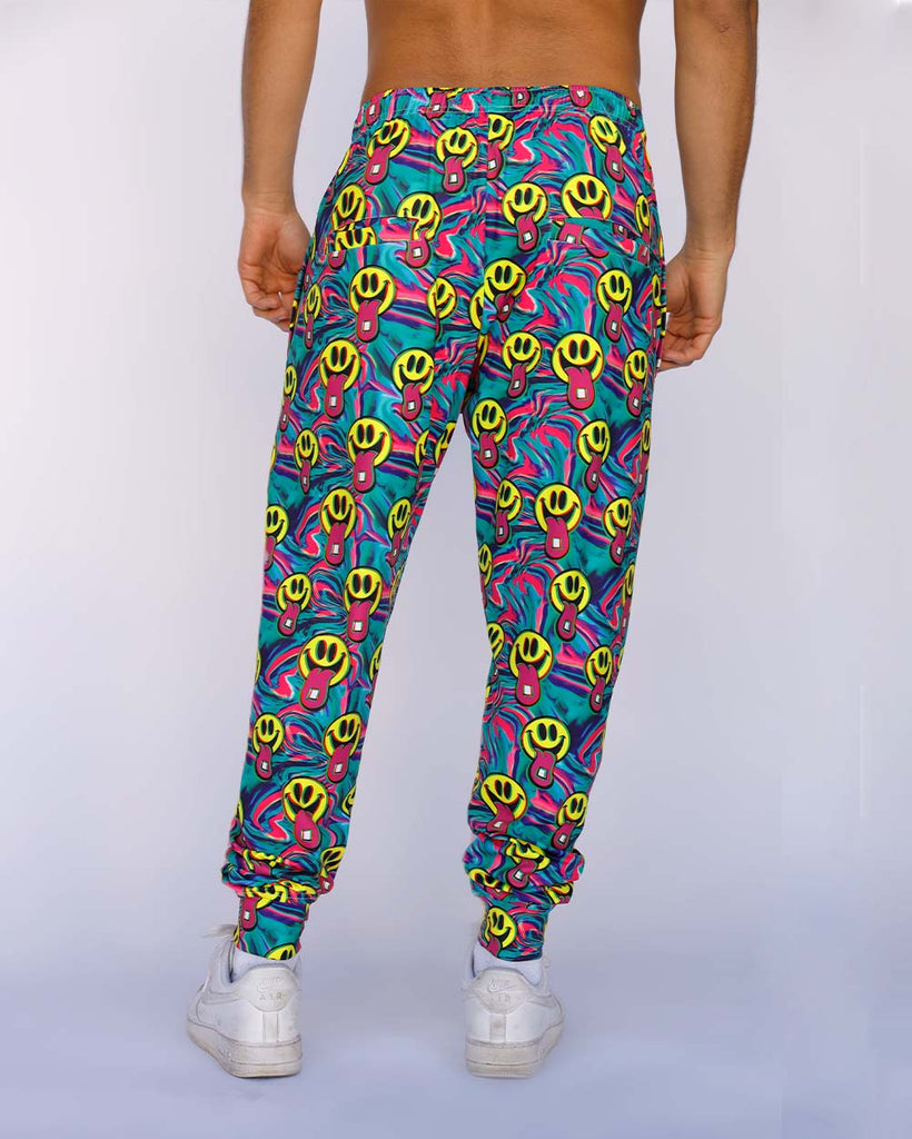 Happy Hour Joggers-Blue/Pink/Yellow-Back--Milo---L
