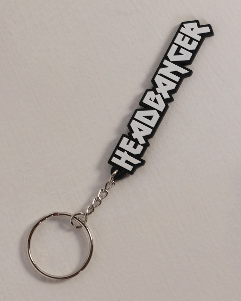 Headbanger Keychain-Black-Side