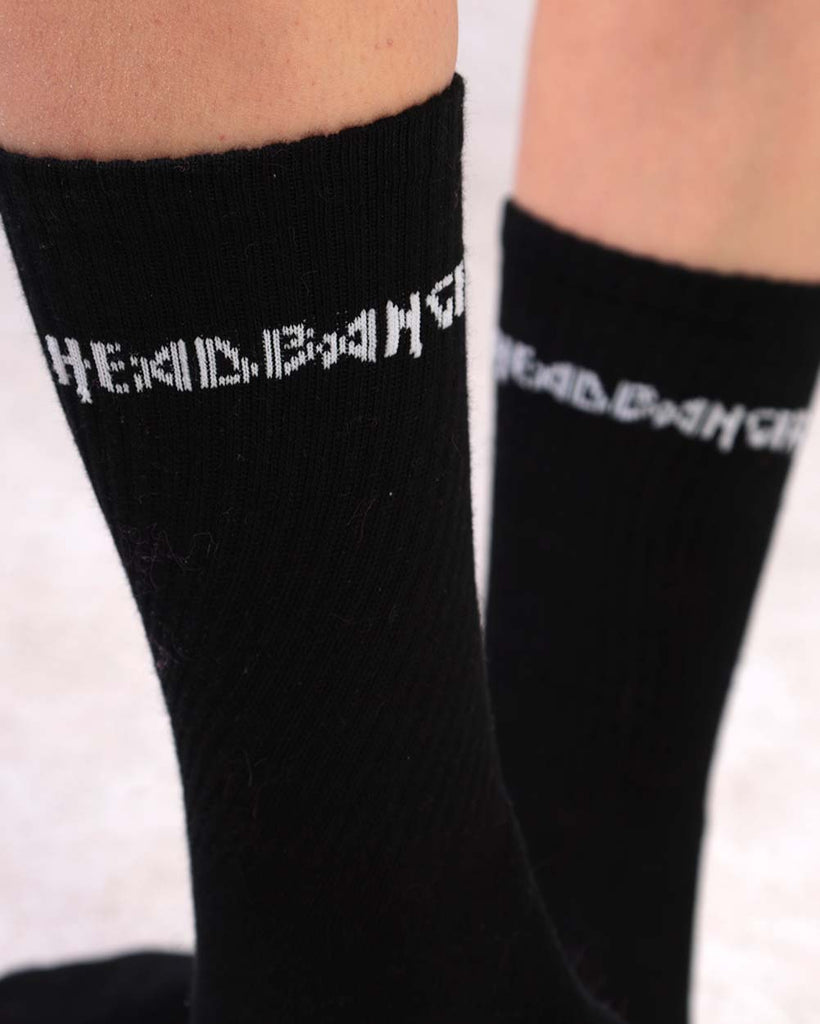 Headbanger Socks-Black-Detail2