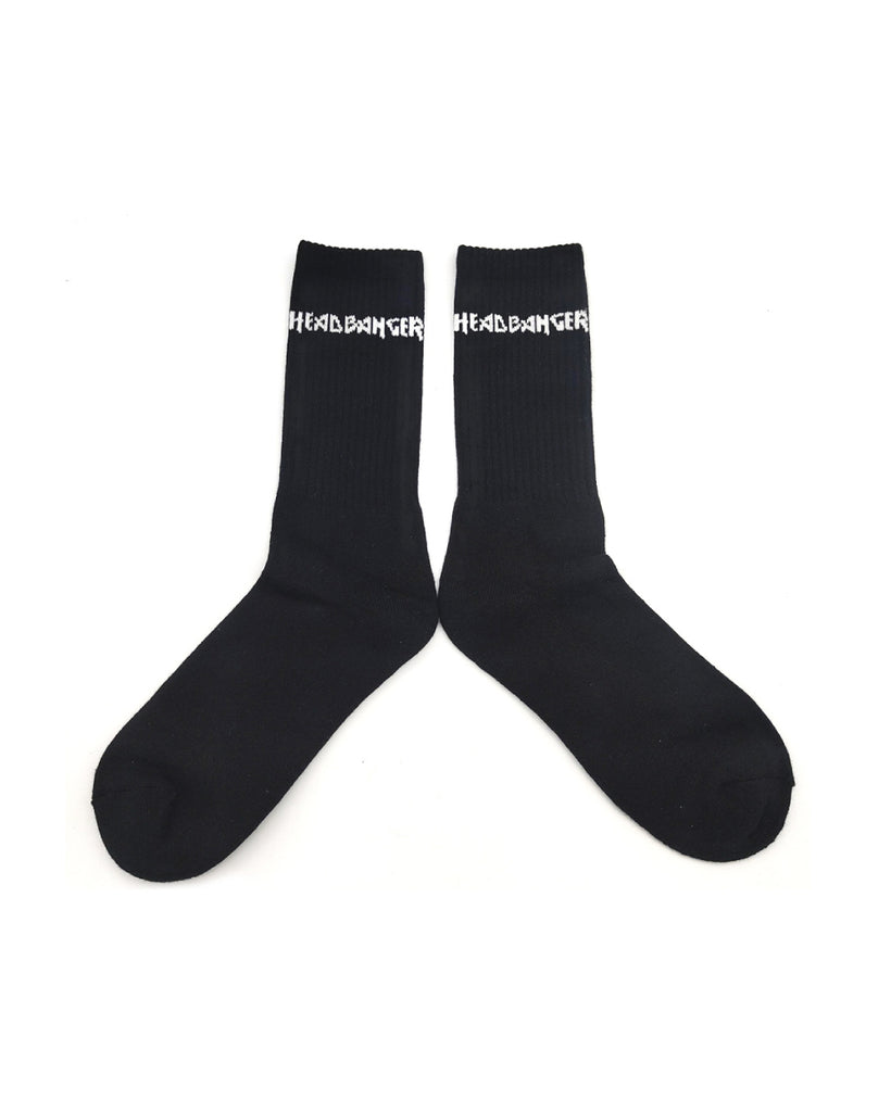 Headbanger Socks-Black-Mock