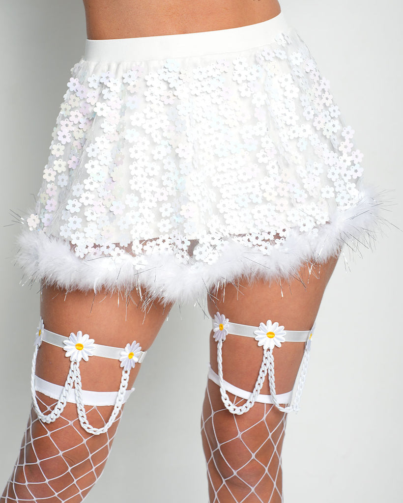 Heaven's Forever Floral Skirt-White-Regular-Front--Sarah2---S