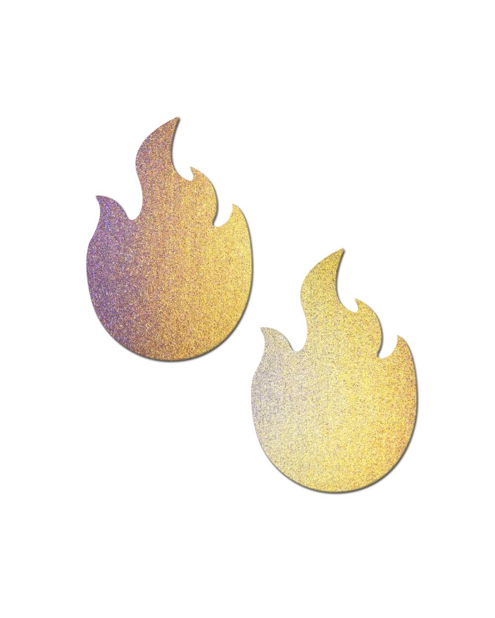 IHR X Pastease Reflective Flame Pasties-reflective