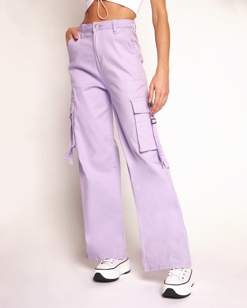 Lilac Loving Wide Leg Pants-Lavender-Regular-Side--Liberty---S