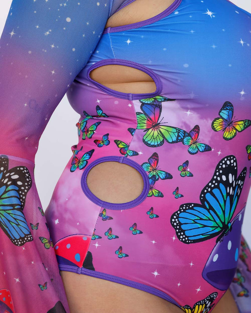 Psychedelic Paradise Rainbow Bodysuit-Rainbow-Curve1-Detail--Makayla3---1X