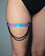 Rainbow Reflective X-Quisite 1-pc Chain Leg Garter