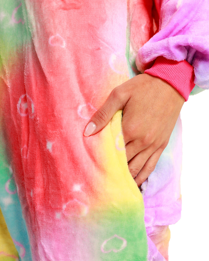 Rainbow Sherbet Unicorn Onesie-Rainbow-Detail 4--Hannah---S