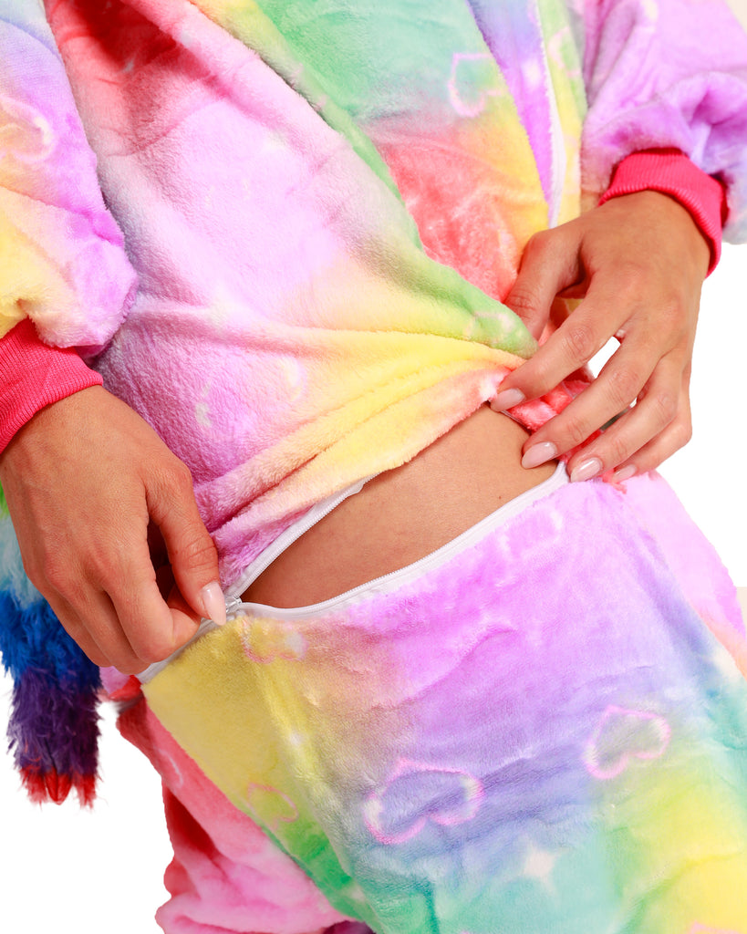 Rainbow Sherbet Unicorn Onesie-Rainbow-Detail 3--Hannah---S