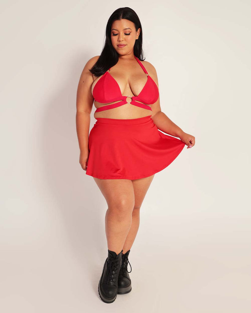 Red Alert O-Ring Halter Top-Curve1-Red-Full--Silvia---1X