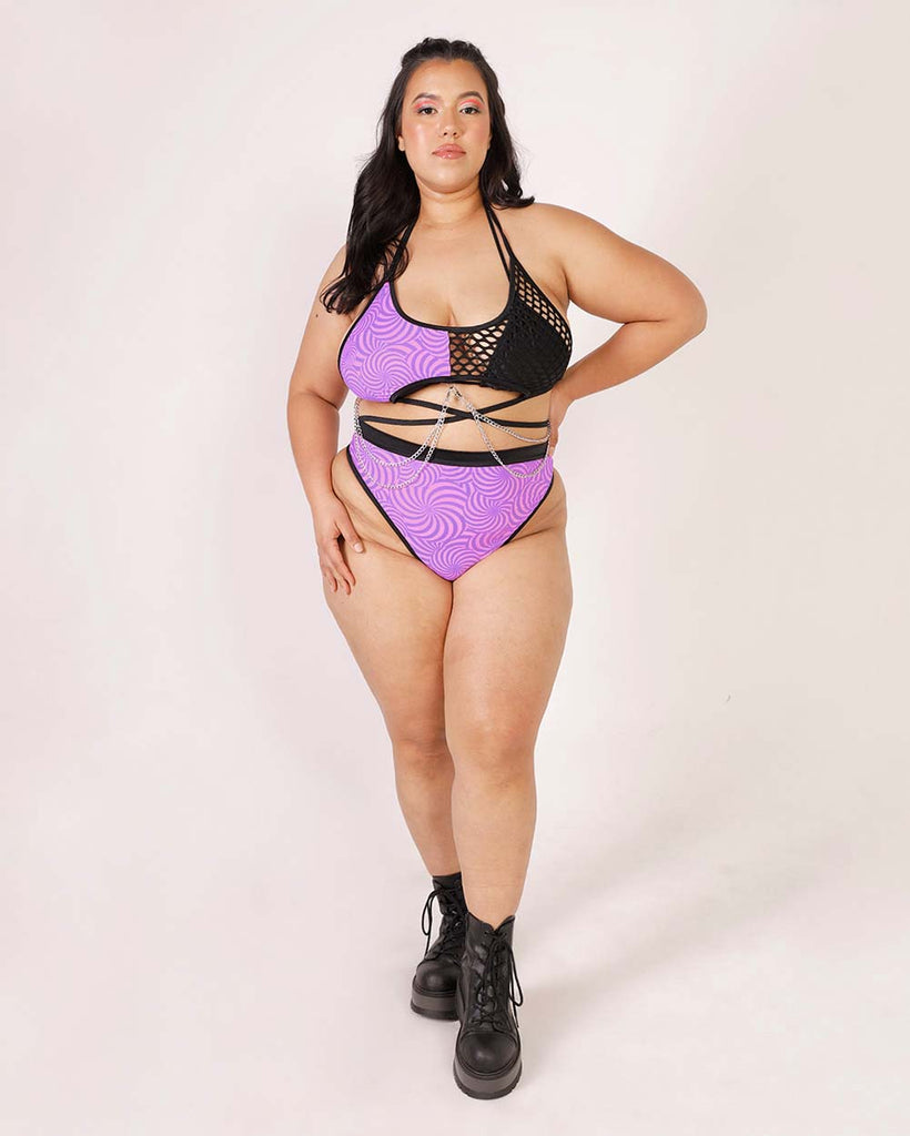 Rolita Couture x iHR Super Wonky Bootylicious Bottoms-Pink/Purple-Full--Silvia---2XL-Curve1
