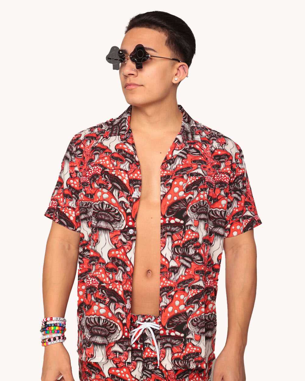 Secret of Life Mushroom Camp Shirt