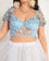 Sheer Bliss Butterfly Puff Sleeve Top