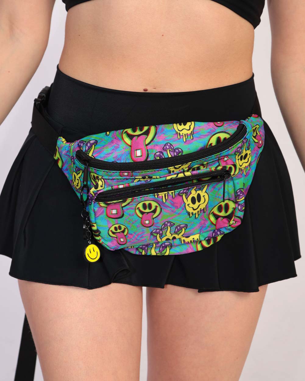 Tripp Out Fanny Pack-Blue/Pink/Yellow-Front