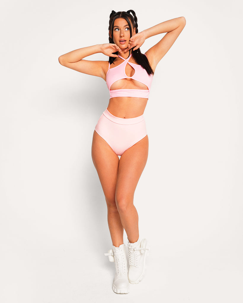 Ultra Hi-Rise Booty Shorts 2.0-Baby Pink-Regular-Full--Sarah2---S