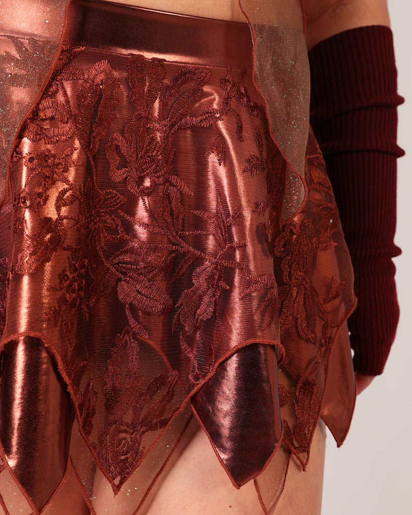 Woodland Fairy Skirt-Brown-Curve1-Detail--Silvia---1X