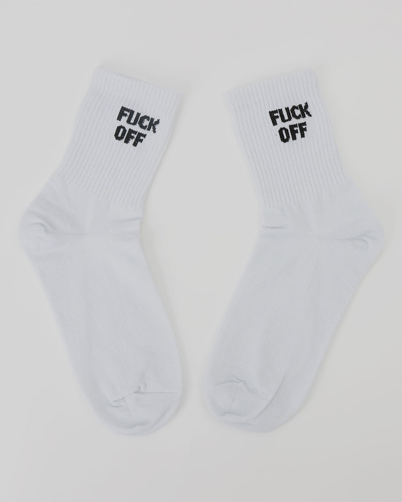 F Off Socks-White-Side