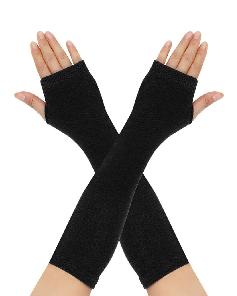 Unholy Eclipse Arm Warmers-Black-Regular-Front--Model---S