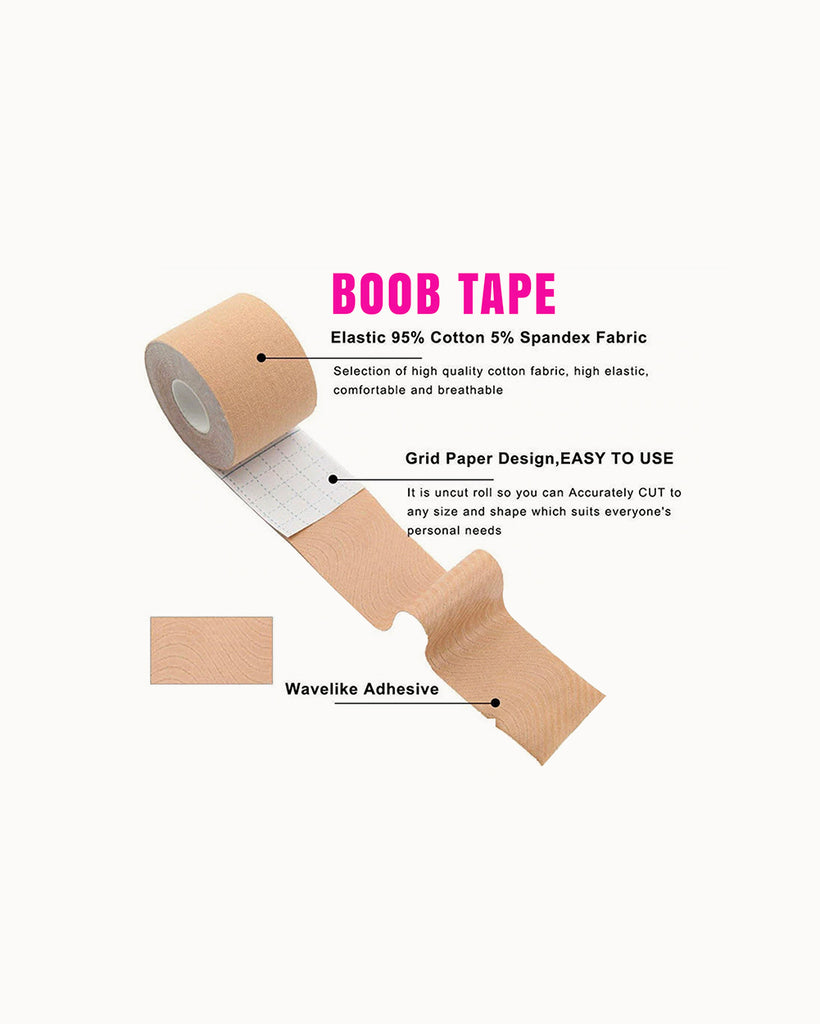 Neva Nude Boob Tape-Beige-Regular-Detail--Model---S