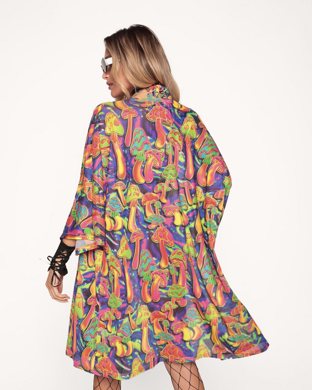 Mushroom Brain Mesh Robe – iHeartRaves