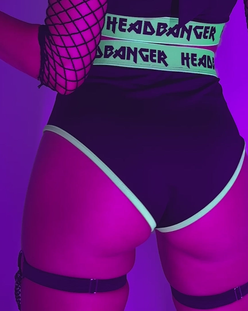Headbanger Forever Booty Shorts – iHeartRaves